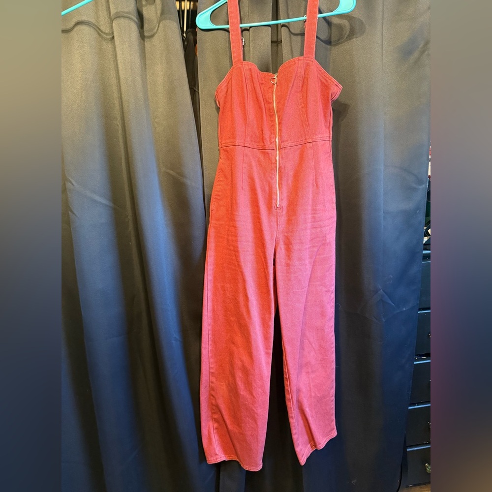 RVCA denim jumpsuit